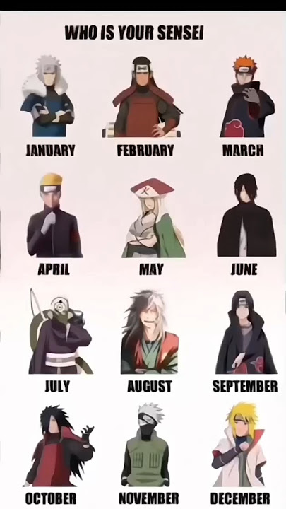 WHO IS YOUR SENSIE 😈💀 #Anime #naruto #narutoshippuden