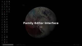 Family Editor Interface video