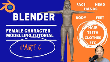 Blender Female Character Modelling Part 6 (FINISHING UP)