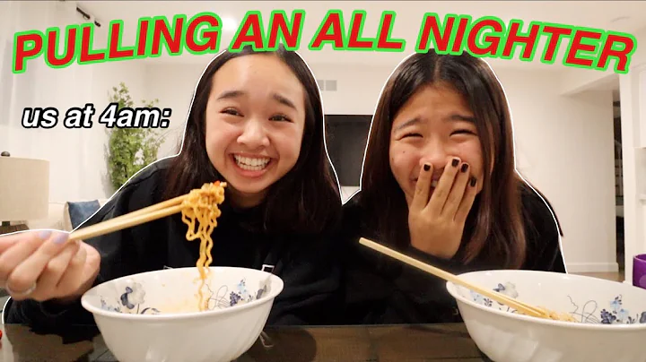 PULLING AN ALL NIGHTER WITH MY BEST FRIEND! Vlogma...