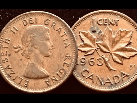 Canada 1962 1963 One Cents - Lots Of Error Coins To Look For
