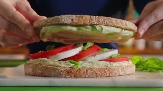 İçim Pestolu Labne Ile Hayata Dolu Tarafından Bak