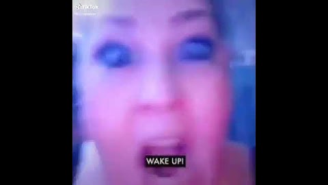 Thumbnail of lady yelling “WAKE UP”