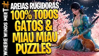 AREIAS RUGIDORAS: 100% TODOS GATOS E MIAU MIAU PUZZLES  - WHERE WINDS MEET screenshot 1