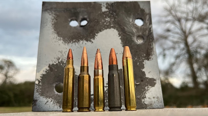 223 vs 6.5 Grendel vs 300 BO vs 7.62x39 vs 350 Legend: Steel Penetration Test