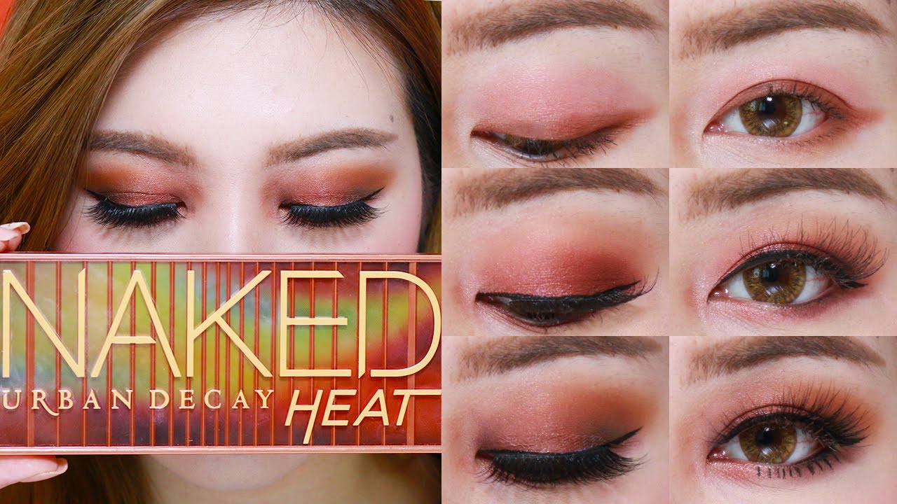 แต่งตาร้อนๆ 3 style ด้วย NAKED HEAT palette║Evefee