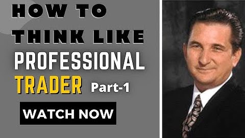Mark Douglas How to think like a professional trader 1 of 4