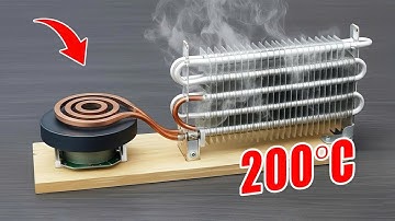 How to make free, forever heat from magnets and copper pipes