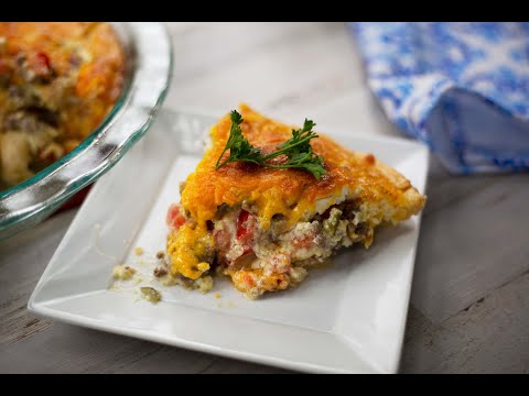 Recipe For Cheeseburger Quiche