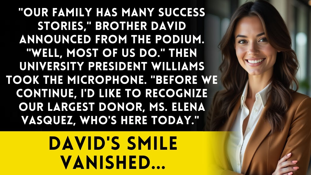 Brothers Graduation Speech About Family Success Stories Then The University President Called My Name