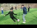 TATİL ZAMANINDA ATA YURDUNDA FUTBOL KEYFİ