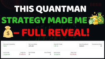 🔥 Secret Quantman Strategy REVEALED – High-Performance Algo Trading! 🚀