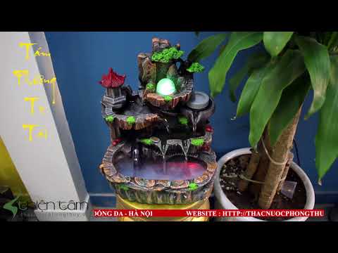 Video Thác nước phong thủy tám phương tụ tài | Thác nước... - youtube