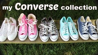 Dos grados Hostil Bailarín My Converse Collection - YouTube