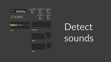 Envelope following and sound event detection in gen~