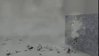 3d max thinking particle wall crack test