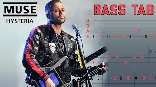 MUSE BASS TAB - Hysteria