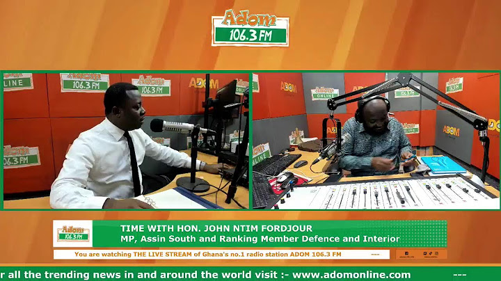 Time with Hon. John Ntim Fordjour, MP, Assin South & Ranking Member Defence and Interior (17-07-25)
