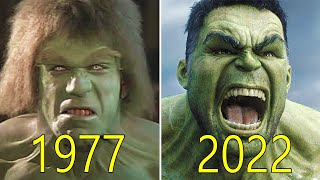 Hulk Evolution in Movies w\/ Facts 1977-2022