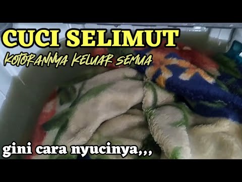 Video: Bagaimana cara mencuci selimut di rumah dan mengeringkannya?