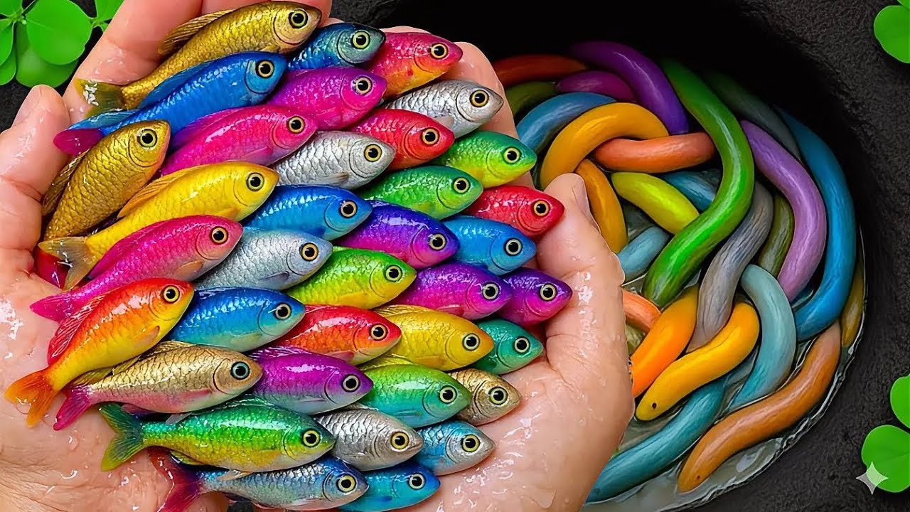 Ловите крупную пресноводную рыбу, красивых аквариумных рыбок в небольших прудах, черепах, золотых...