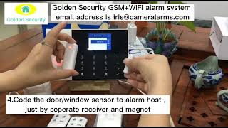 Golden Security GS105 GSM WIFI alarm system work with Tuya or smart life mobile APP application screenshot 2
