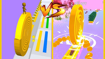 Layers Roll Vs Spiral Roll : Gameplay Walkthrough Part 1 - Level 1-9999 All Level (iOS, Android)