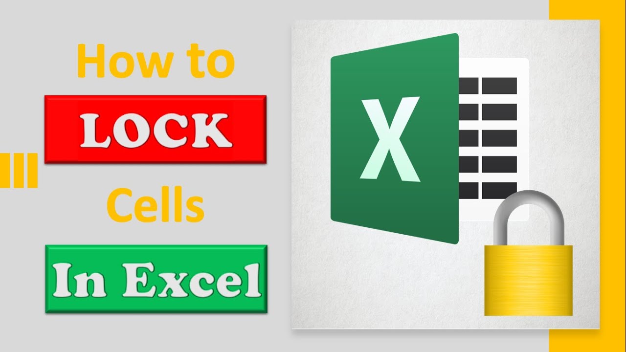 How to Lock Cells & Protect Sheet in Excel