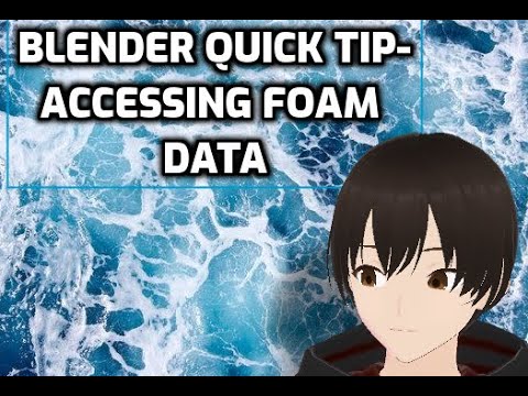 Blender quick tip-accessing foam data in ocean modifier