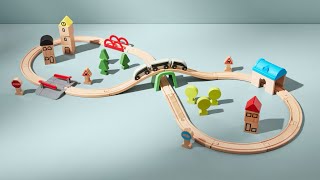 Unboxing IKEA Lillabo 45 piece Train Set With Track, from Sweden 🇸🇪
