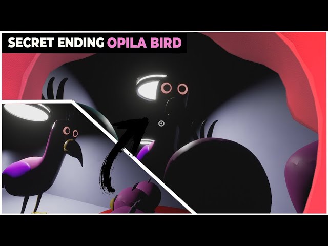 Opila Bird Reunites with Her Baby Birds Scene - Garten of Banban 2 (4K60) 