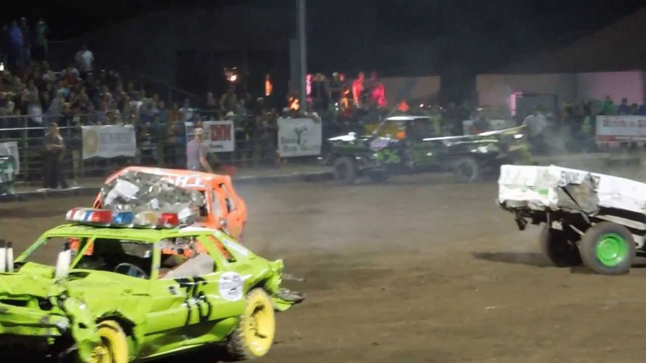 Afton Wyoming Demolition Derby YouTube