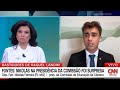 Nikolas d show em primeira entrevista como presidente