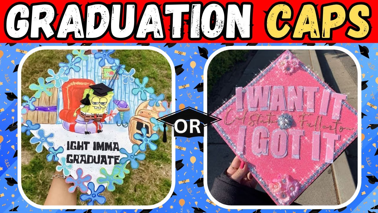 Pick One Kick One -Graduation Caps, Graduation Edition🎓✨