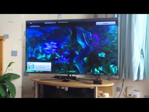 Samsung 55inch ue55d8000 3d tv with 3d glasses.mp4