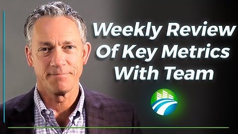 Weekly Review Of Key Metrics With Team | Weekly Key Metrics