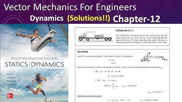 Chapter-12 Solution | Kinematics of Particles | Dynamics Solution | Vector Mechanics-Beer & Johnston