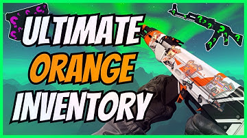 The ULTIMATE ORANGE Inventory for CS2! Best Cheap CS:GO Skins 2023! (Skins, Knives & Gloves!)