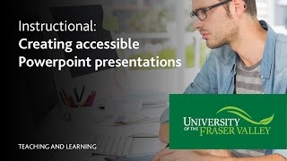 How to: Create accessible Microsoft Powerpoint presentations