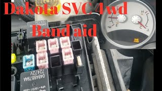 2005 Dakota SVC 4wd Band Aid #dodge #support #mechanical