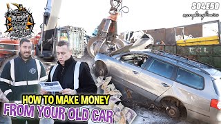 HOW TO MAKE MONEY FROM YOUR OLD CAR | Scrap King Diaries #S04E50