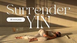30 Min Yin Yoga Surrender | Deep Hip Stretch & Emotional Release with 999 Hz Frequency