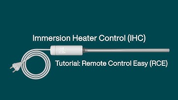 Immersion heater IHC with remote control EASY