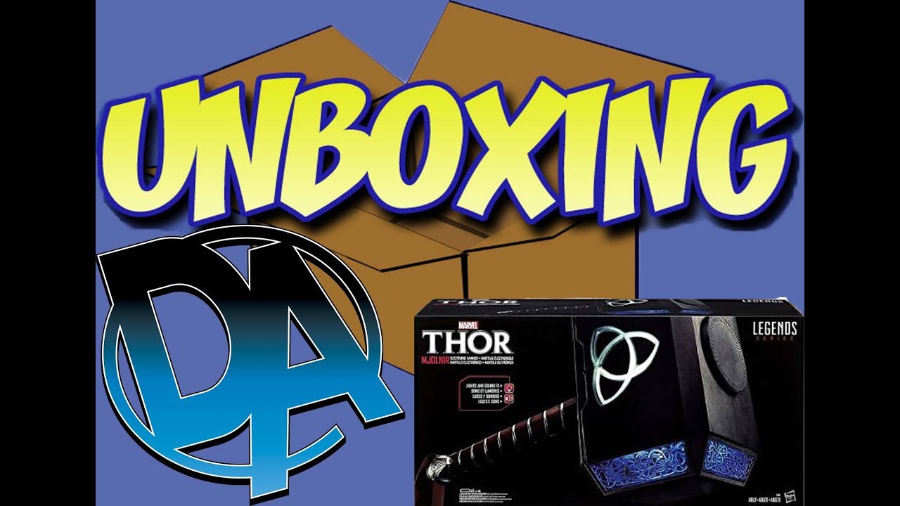 Marvel Legends Thor Mjolnir Unboxing - YouTube