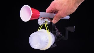 How To Make a Flashlight using Fishing Reel - Smart Ideas screenshot 2