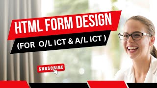 Let's Create a Simple HTML Form (for O/L ICT & A/L ICT) - සරල HTML Form එකක් හදමු