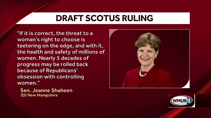 U.S. Senators react to draft opinion from U.S. Supreme Court