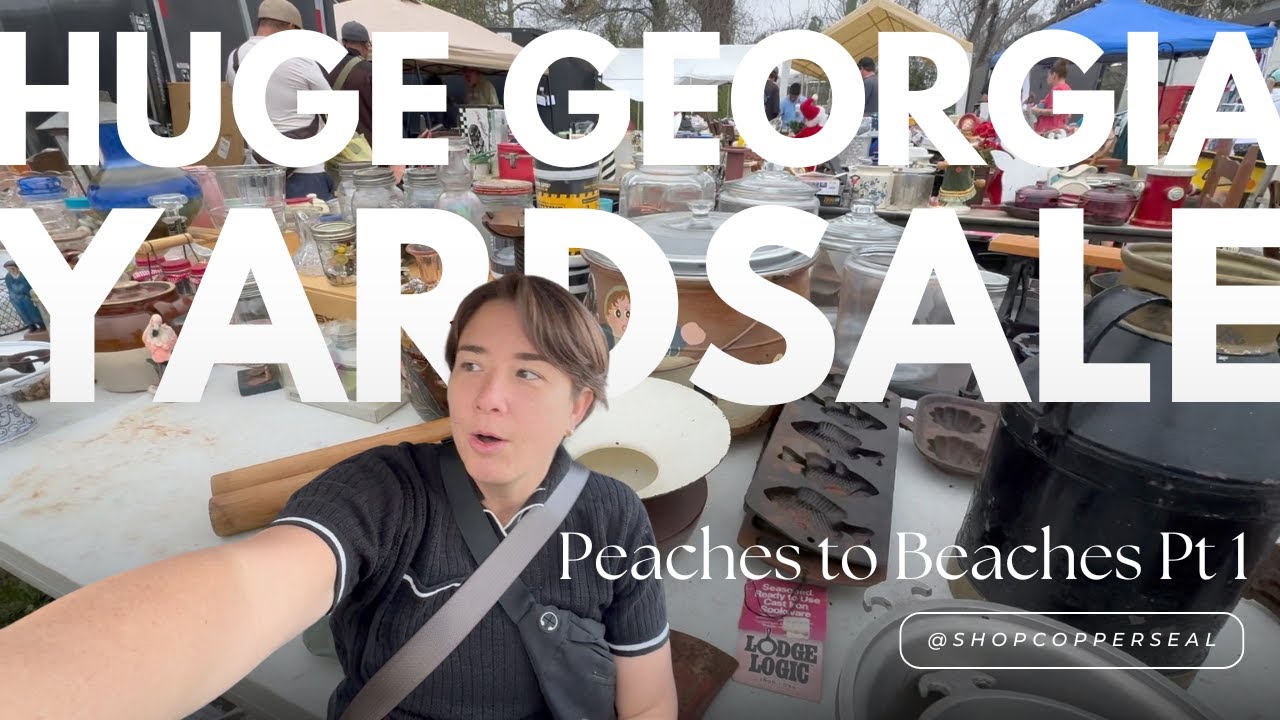 220+ MILE LONG YARD SALE | Peaches to Beaches Georgia Yard Sale Part 1 ...