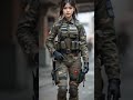 AI Beautiful Japan Female Army Ai Military Powerfulwarrior Femalearmy Army Femalemilitary 