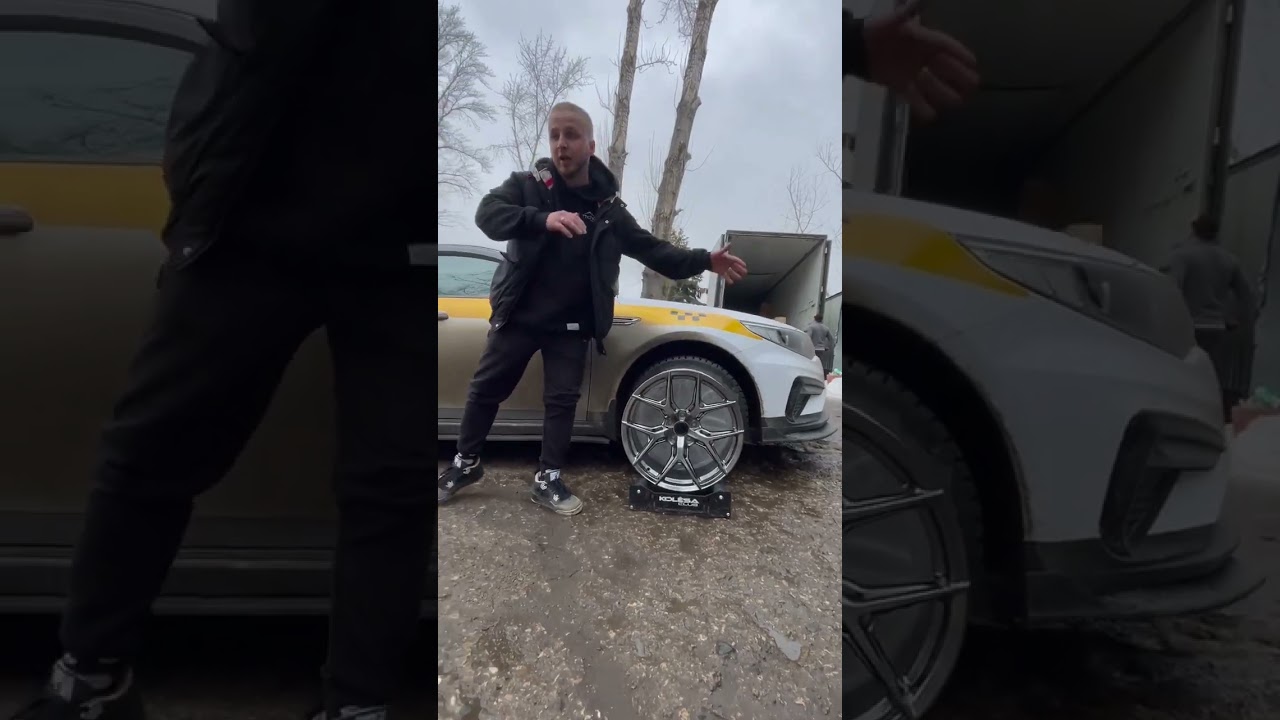 Kia Optima на примерке дисков в 19-м диаметре #примеркадисков #kia #optima